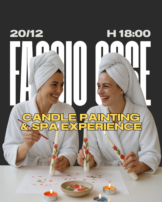 Sabato 20/12 ore 18.00 - Candle Painting & Spa Experience alle Stufe di San Germano