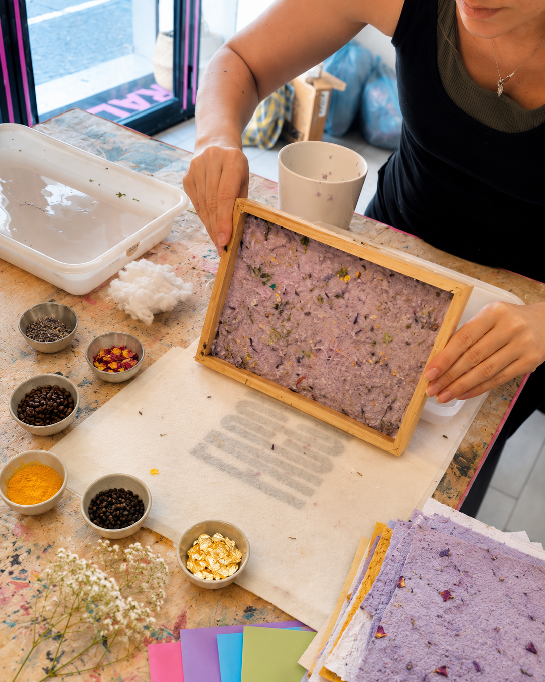 Martedì 25 Ago ore 21.00 - Handmade Paper Lab