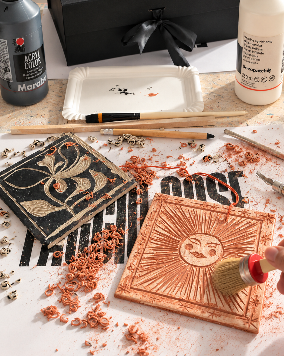 GIO 8 OTT ore 19.00 - Sgraffito su Mattonella