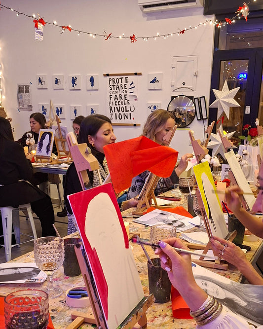 Lunedì 22/12 ore 21.00 - Pittura Guidata su Tela