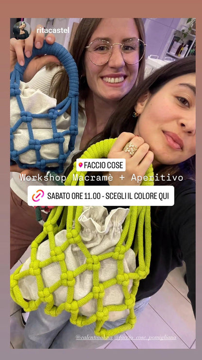 Martedì 26 Mag ore 21.00 - Macramè Summer Bag