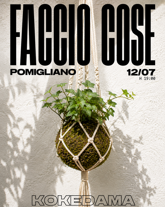 Domenica 12 Lug ore 19.00 - Kokedama