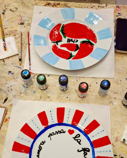 Sabato 7 Feb ore 18.00 - Decorazione Piatti o Flûte