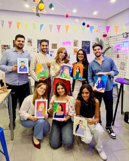 Lunedì 27/10 ore 21.00 - Pittura Guidata su Tela/Autoritratto