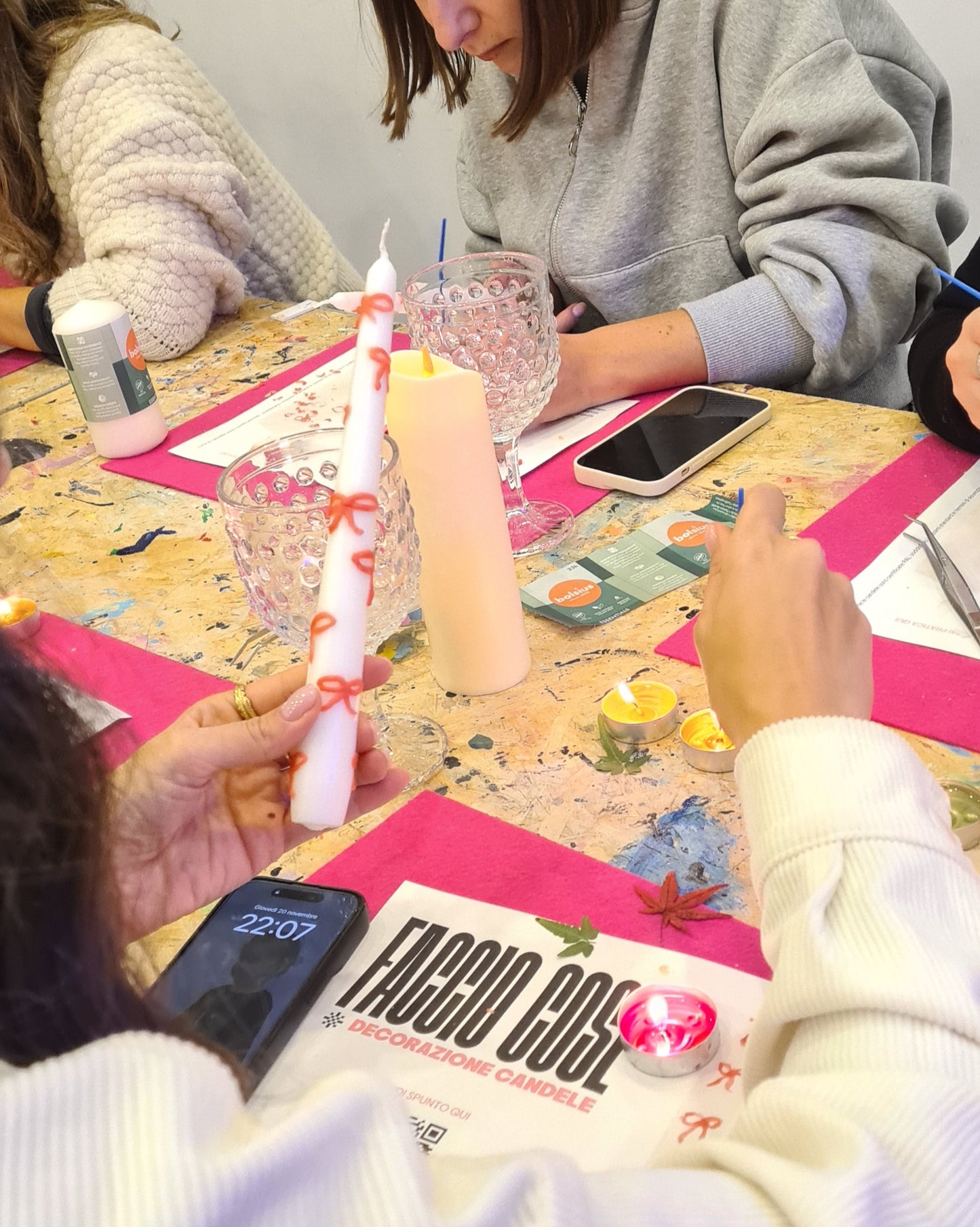 Giovedì 11/12 ore 21.00 - Decorazione Set Candele