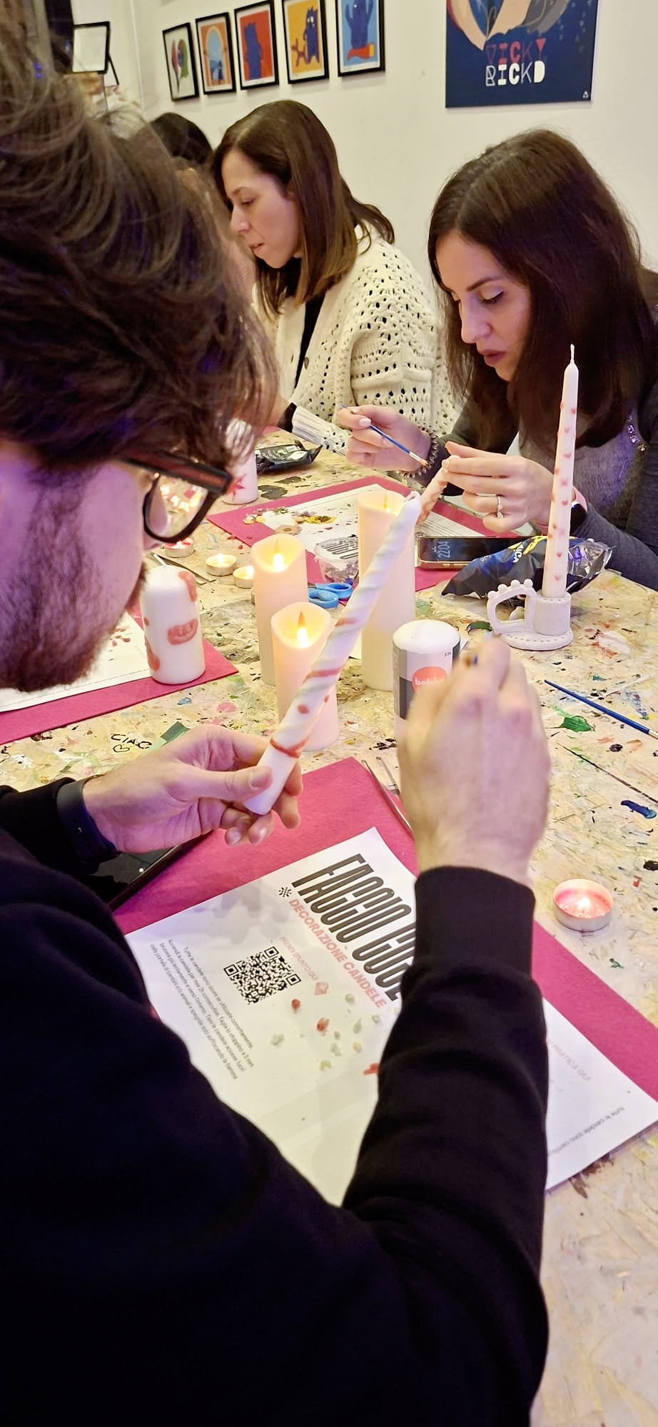 Giovedì 11/12 ore 21.00 - Decorazione Set Candele