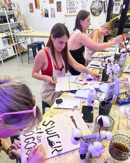 Martedì 1/07 ore 21.15 - Pittura su Tote-Bag & Drink