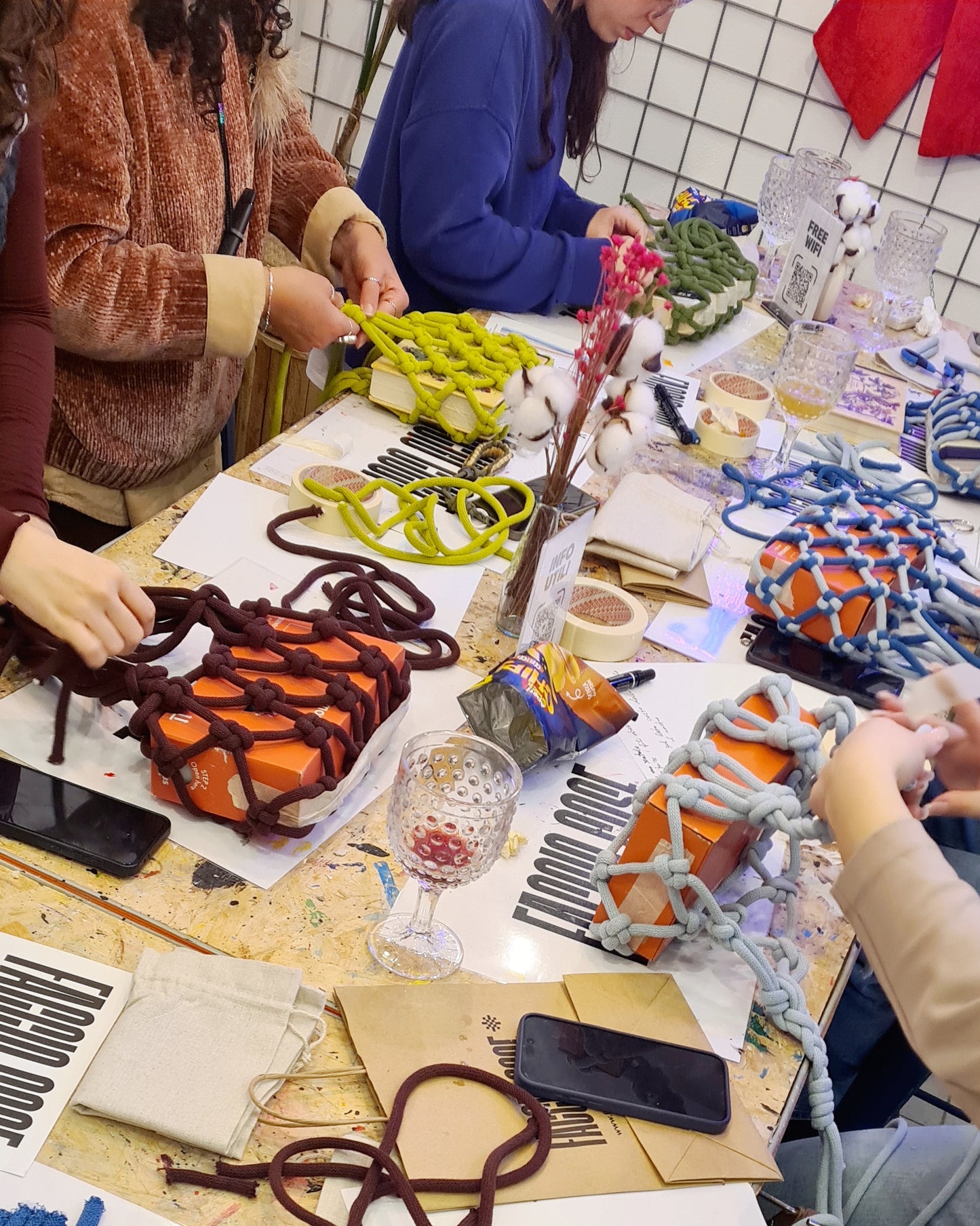 Lunedì 23 Feb ore 21.00 - Workshop Macramè Bag