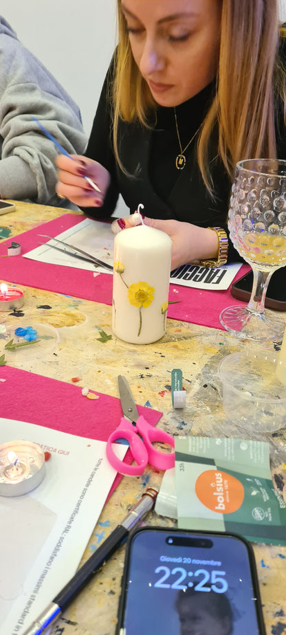 Giovedì 11/12 ore 21.00 - Decorazione Set Candele