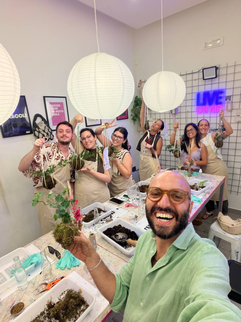Mer 9 Set ore 21.00 - Kokedama