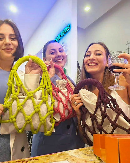 Gio 3 Set ore 21.00 - Macramè Summer Bag