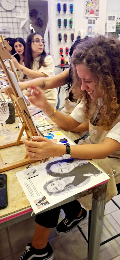 Lunedì 27/10 ore 21.00 - Pittura Guidata su Tela/Autoritratto