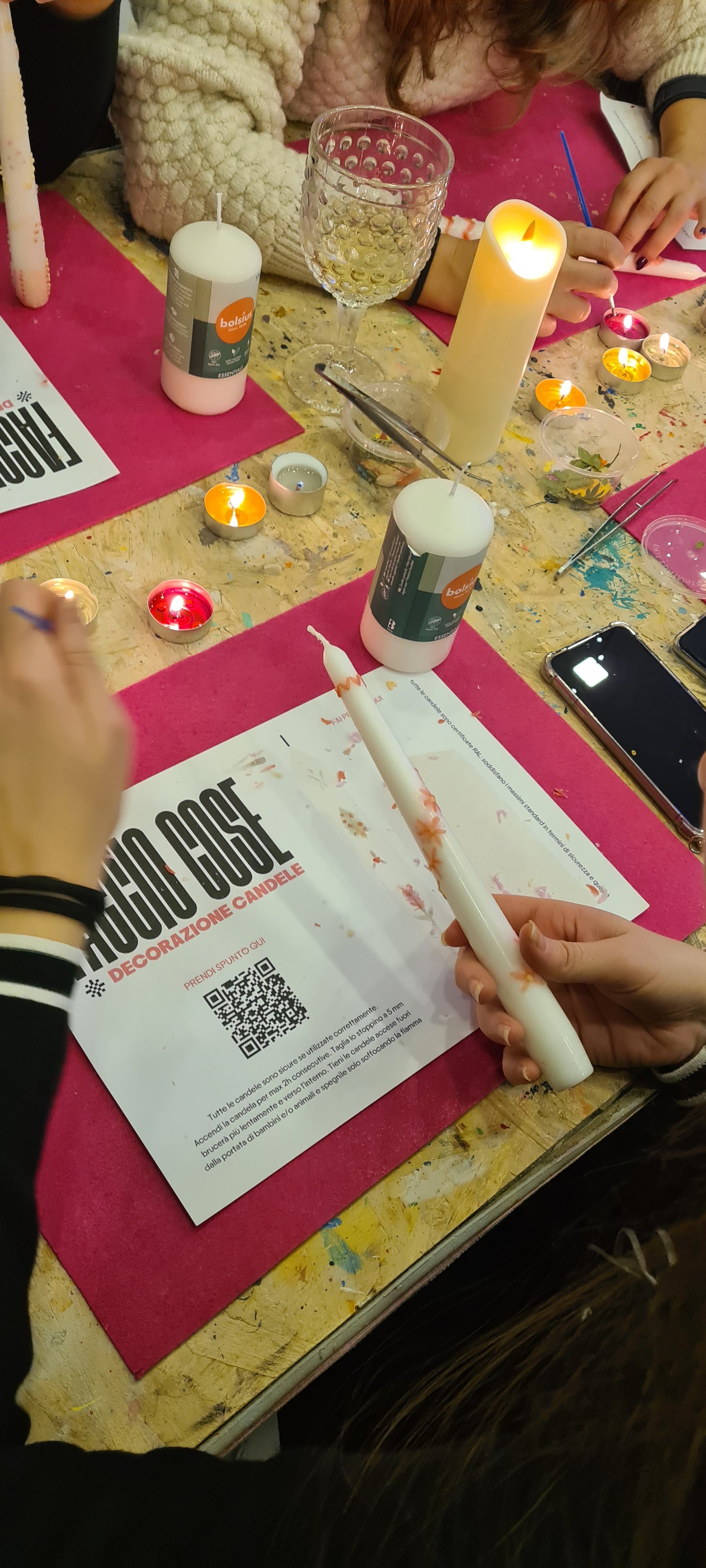 Giovedì 11/12 ore 21.00 - Decorazione Set Candele