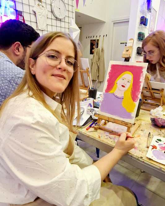 Giovedì 23/10 ore 21.00 - Pittura Guidata su Tela/Autoritratto