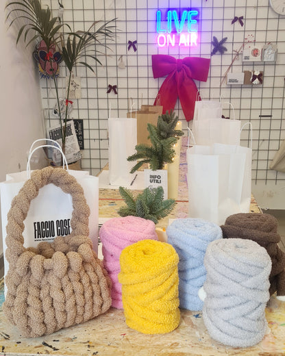 Giovedì 15/01 ore 21.00 - Workshop Crea la tua Chunky Bag