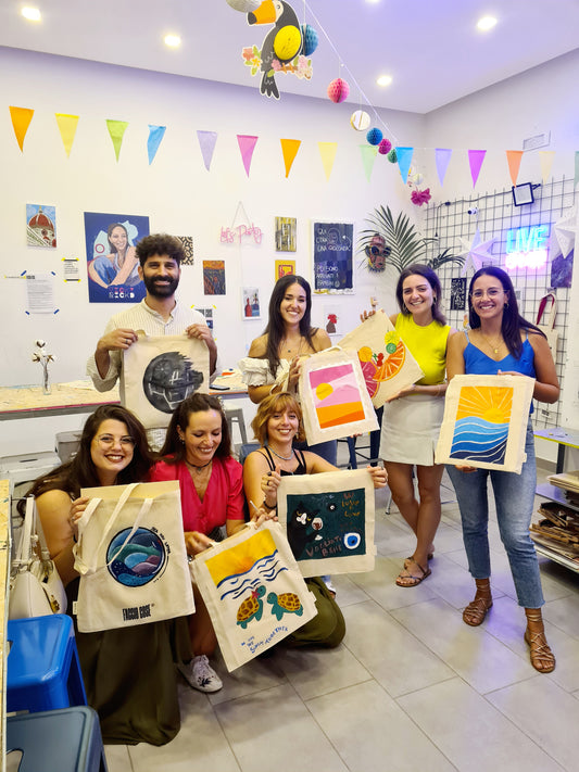 Giovedì 28 Ago ore 21.00 - Pittura su ToteBag