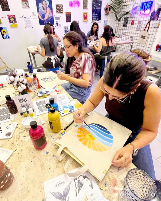 Giovedì 28 Ago ore 21.00 - Pittura su ToteBag & Drink