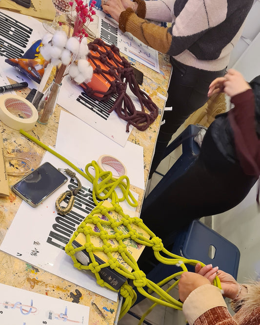 Lunedì 16 Feb ore 19.15 - Workshop Macramè Bag