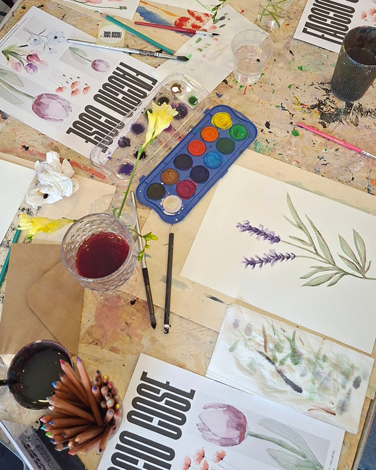 Sabato 14 Mar ore 11.00 - Lezione di Acquerello Botanico