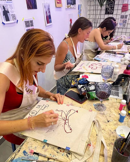 Martedì 1/07 ore 21.15 - Pittura su Tote-Bag & Drink