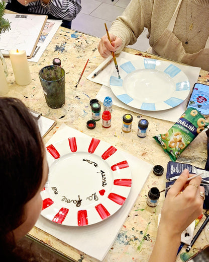 Sabato 7 Feb ore 18.00 - Decorazione Piatti o Flûte